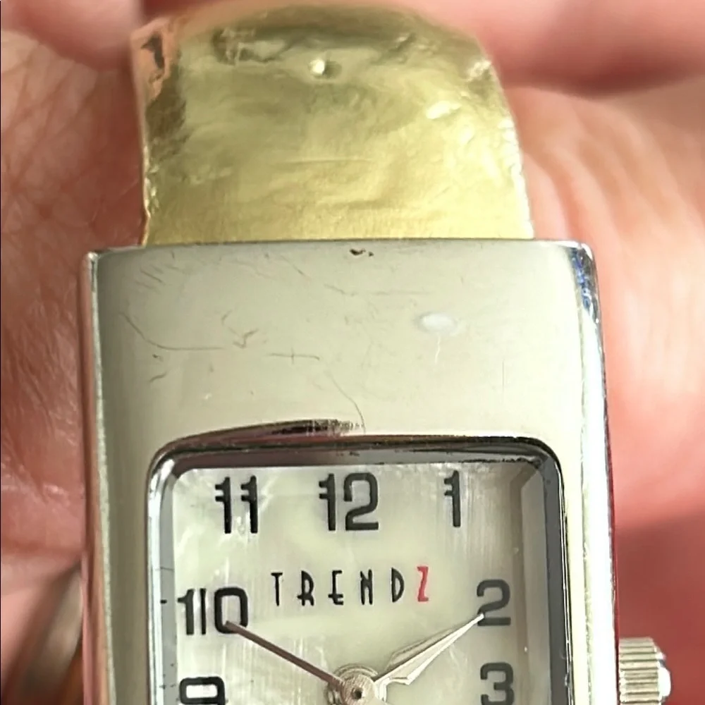 Vintage Trends Silver and Gold Watch